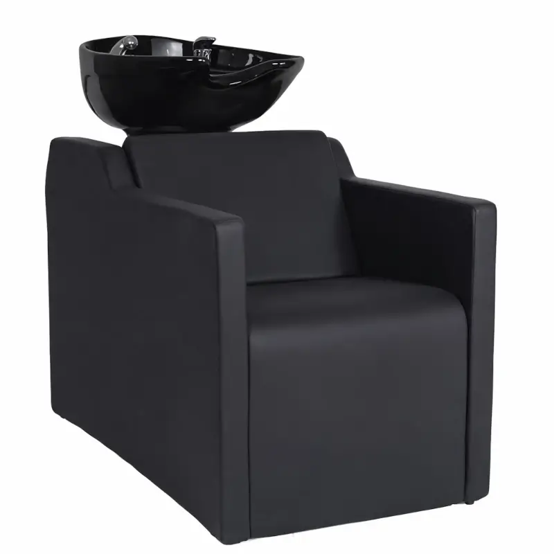 Waschanlage Italo mit Schwarze Keramik