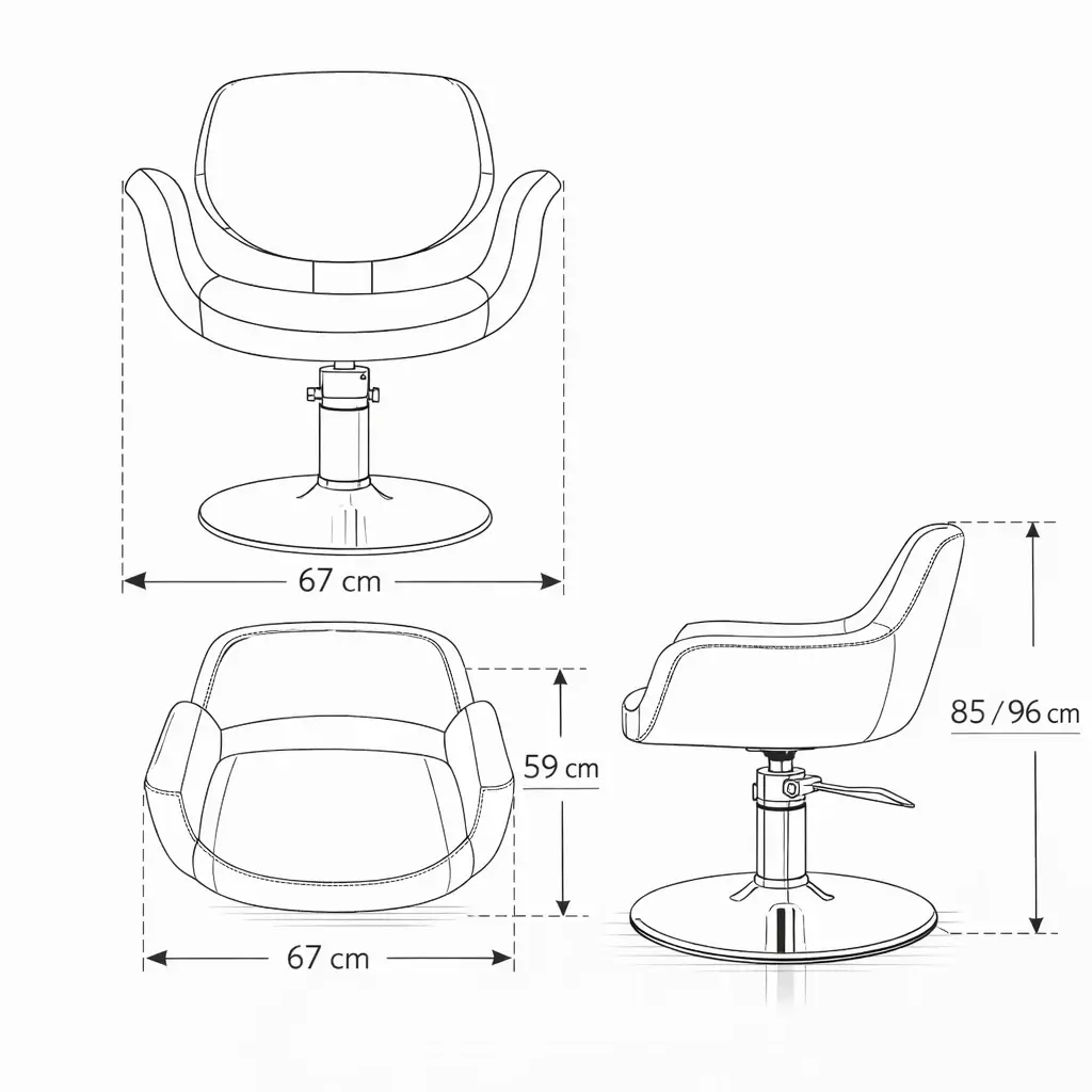 Technische-Masse-Friseurstuhl-carnaby