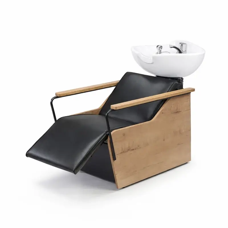 Waschanlage Industrie mit Massage Schwarz gepolstert
