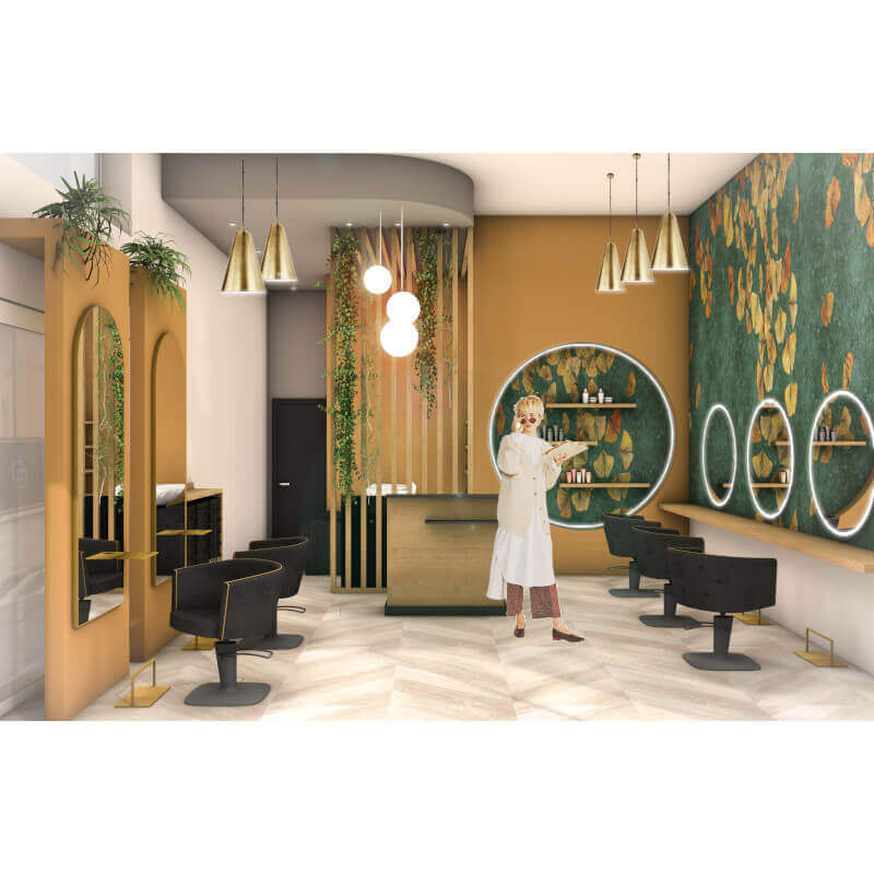 komplette Einrichtung Modern Friseureinrinchtung