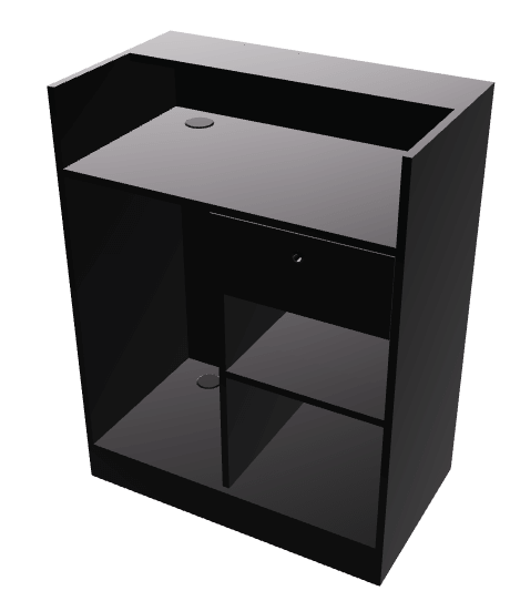 Schwarze Theke klein