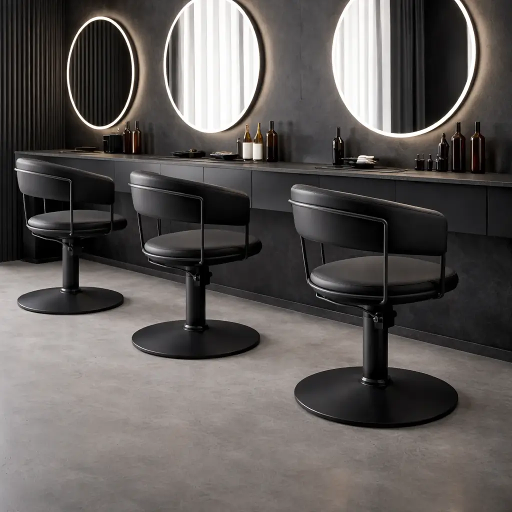 Posh-Black-Friseurstuhl-Salon