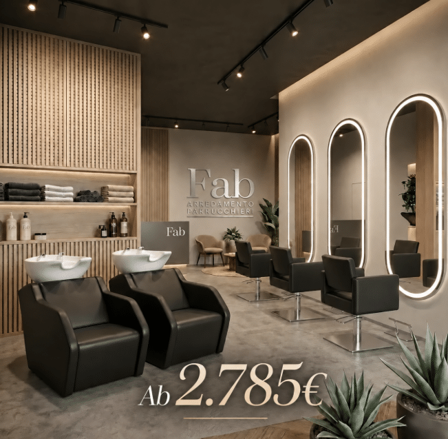 Friseureinrichtung Packet aus Italien